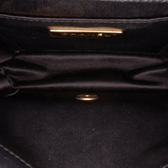 Mini Square Calfskin Coco Embossed Flap