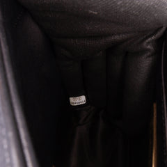 Mini Square Calfskin Coco Embossed Flap