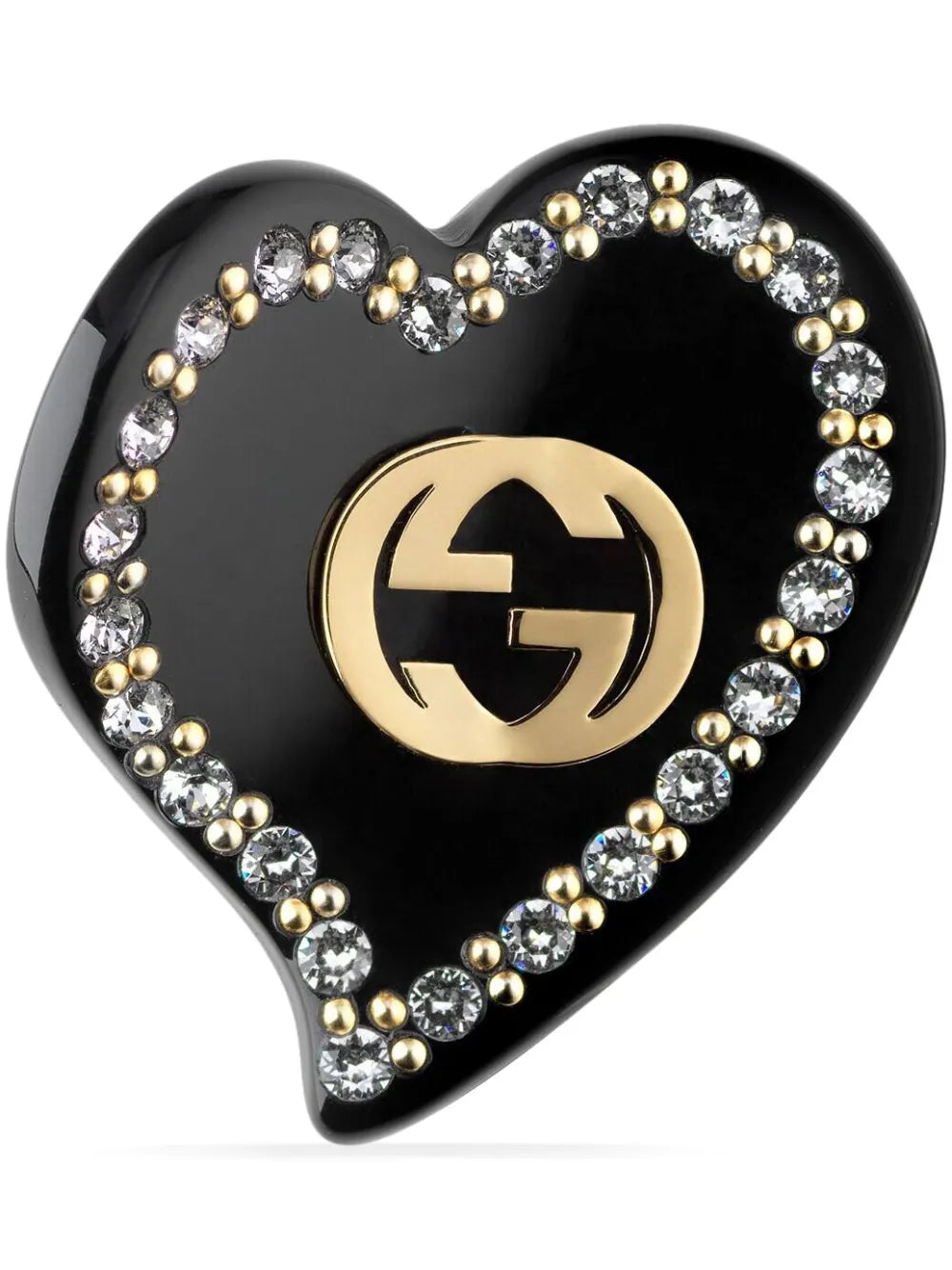 Gucci Interlocking G heart hair clip