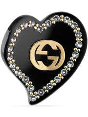 Gucci Interlocking G heart hair clip