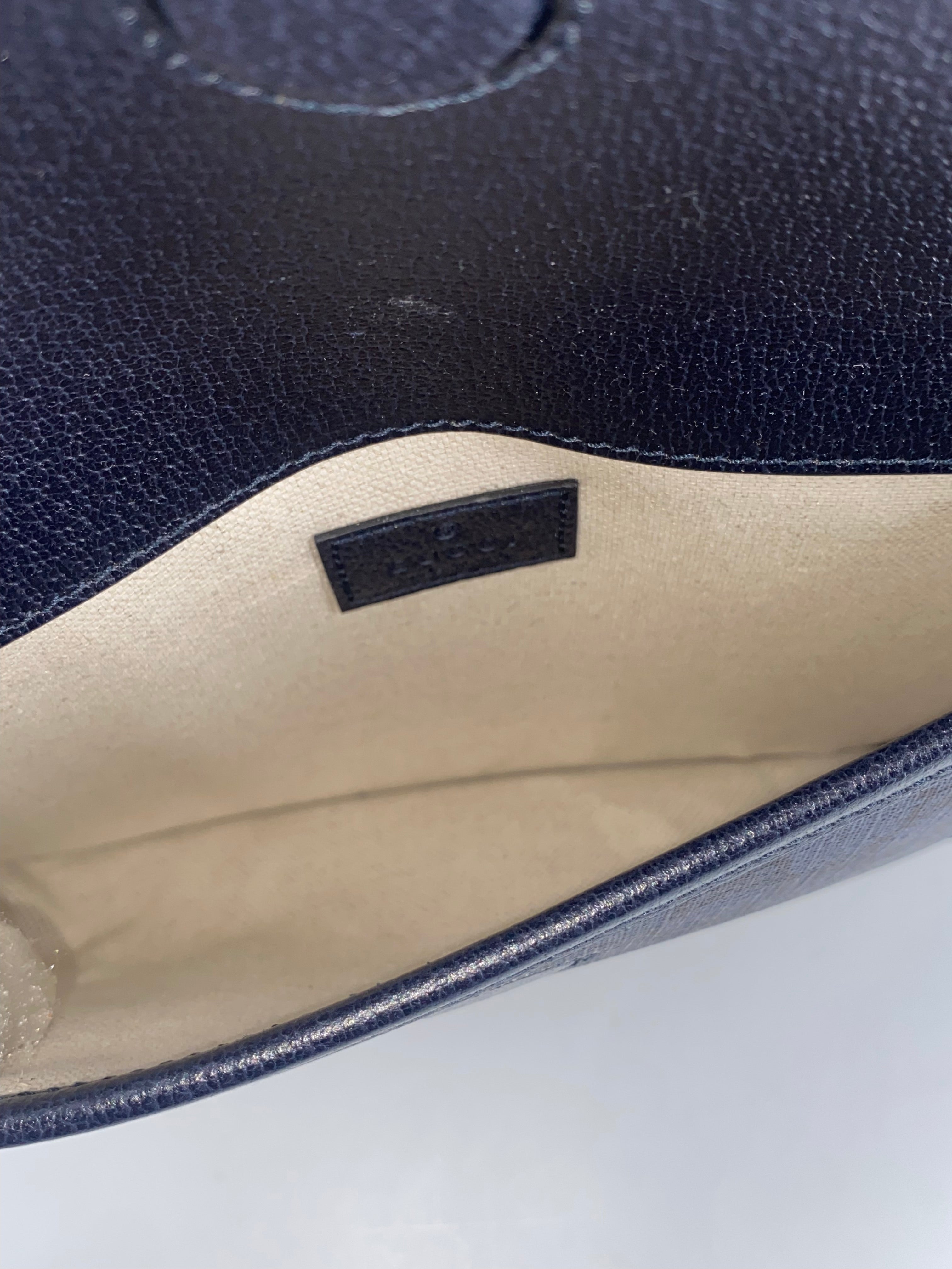 Gucci Flap Belt Bag GG Canvas