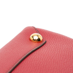 Medium Leather and House Check Banner Satchel