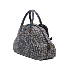 Diorissimo Trotter Canvas Double Saddle Bowler Bag