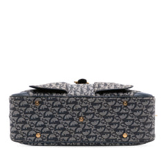 Diorissimo Trotter Canvas Double Saddle Bowler Bag