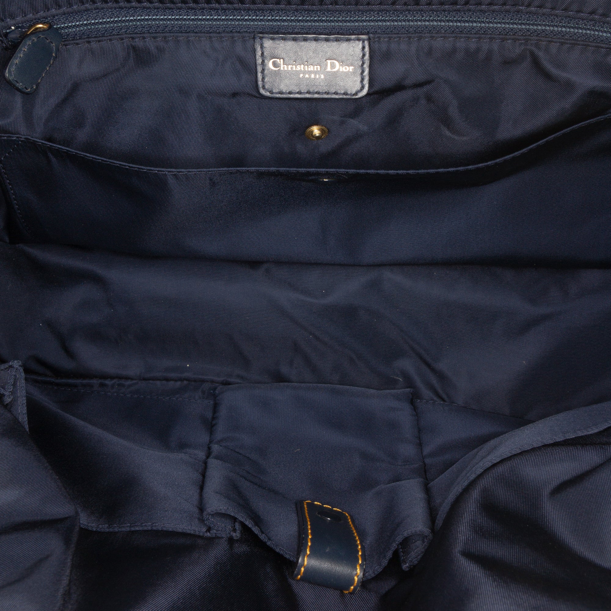 Diorissimo Trotter Canvas Double Saddle Bowler Bag