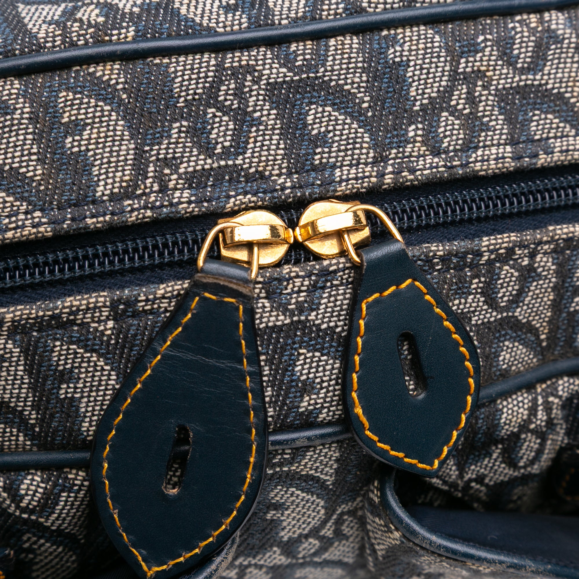 Diorissimo Trotter Canvas Double Saddle Bowler Bag