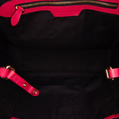 Small Haymarket Check Canvas and Leather Canterbury Tote