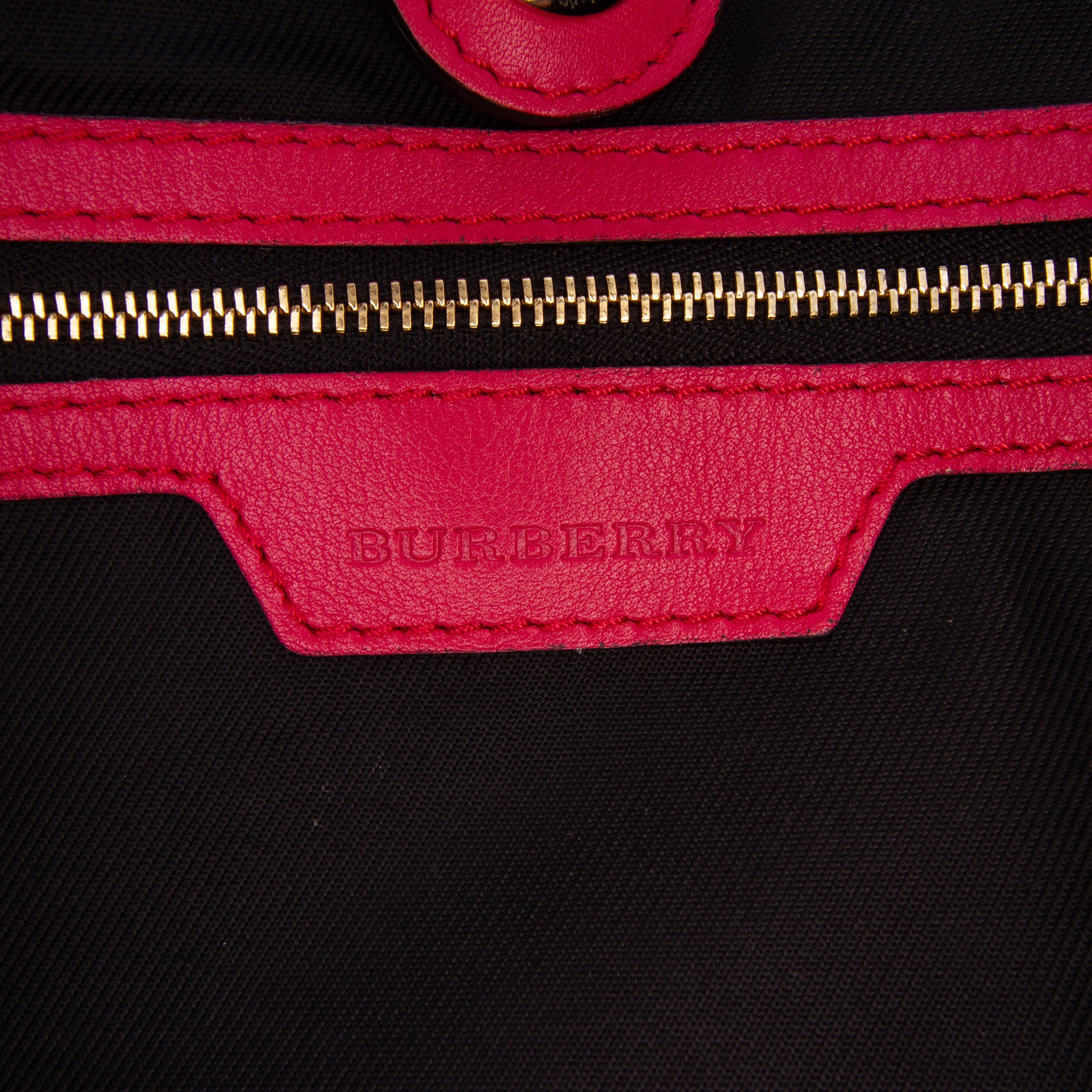 Small Haymarket Check Canvas and Leather Canterbury Tote