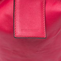 Small Haymarket Check Canvas and Leather Canterbury Tote