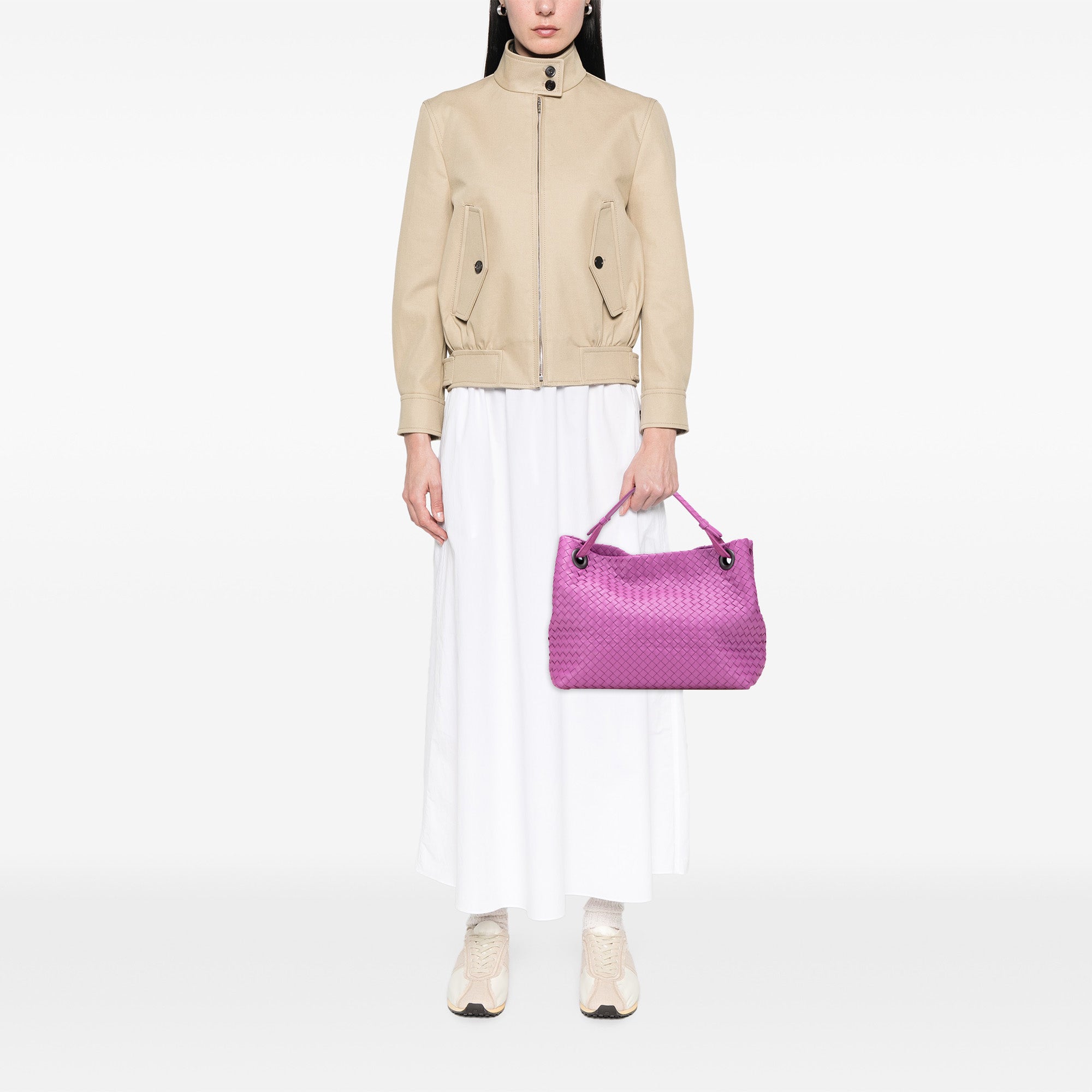 Medium Nappa Intrecciato Garda Tote