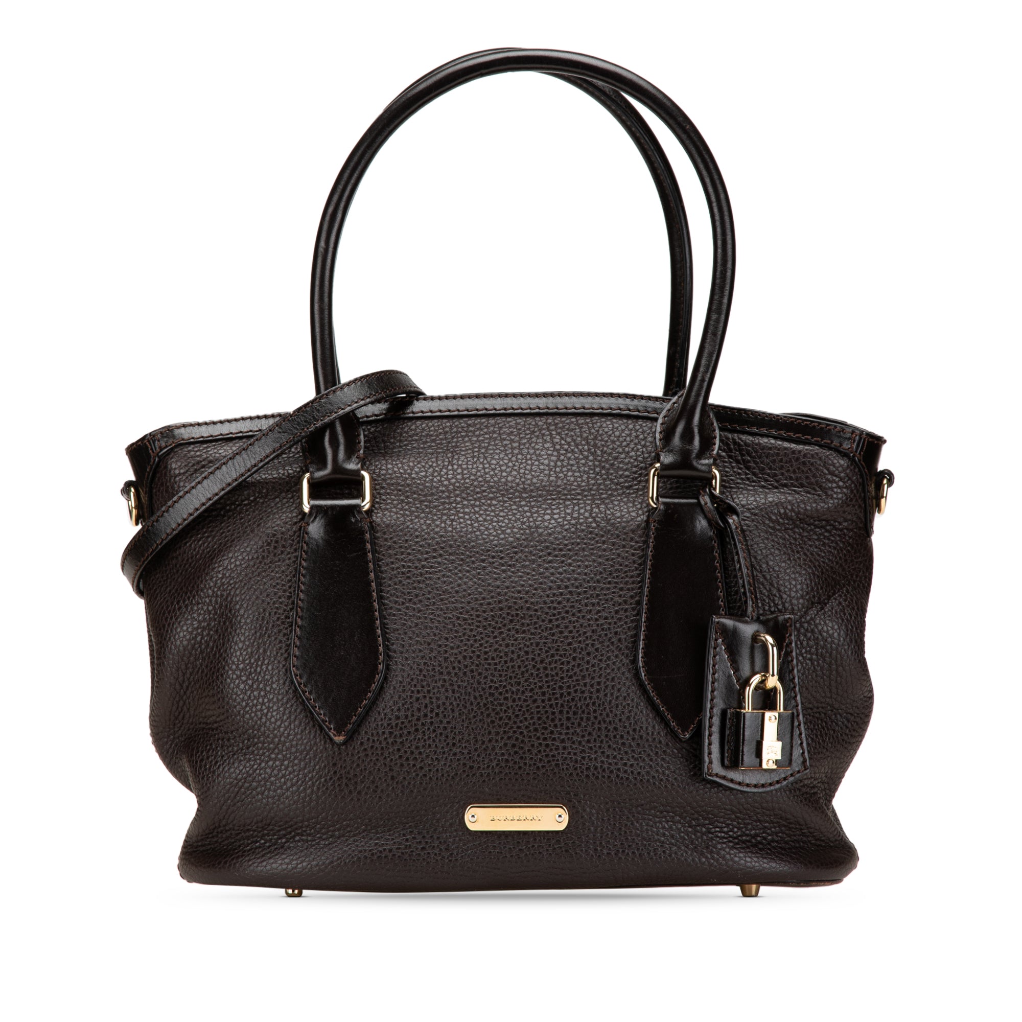 Medium Grainy Calfskin Baynard Satchel