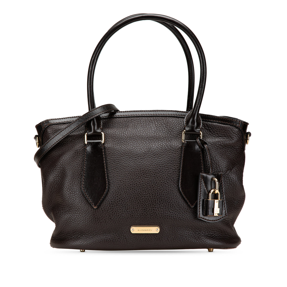 Medium Grainy Calfskin Baynard Satchel