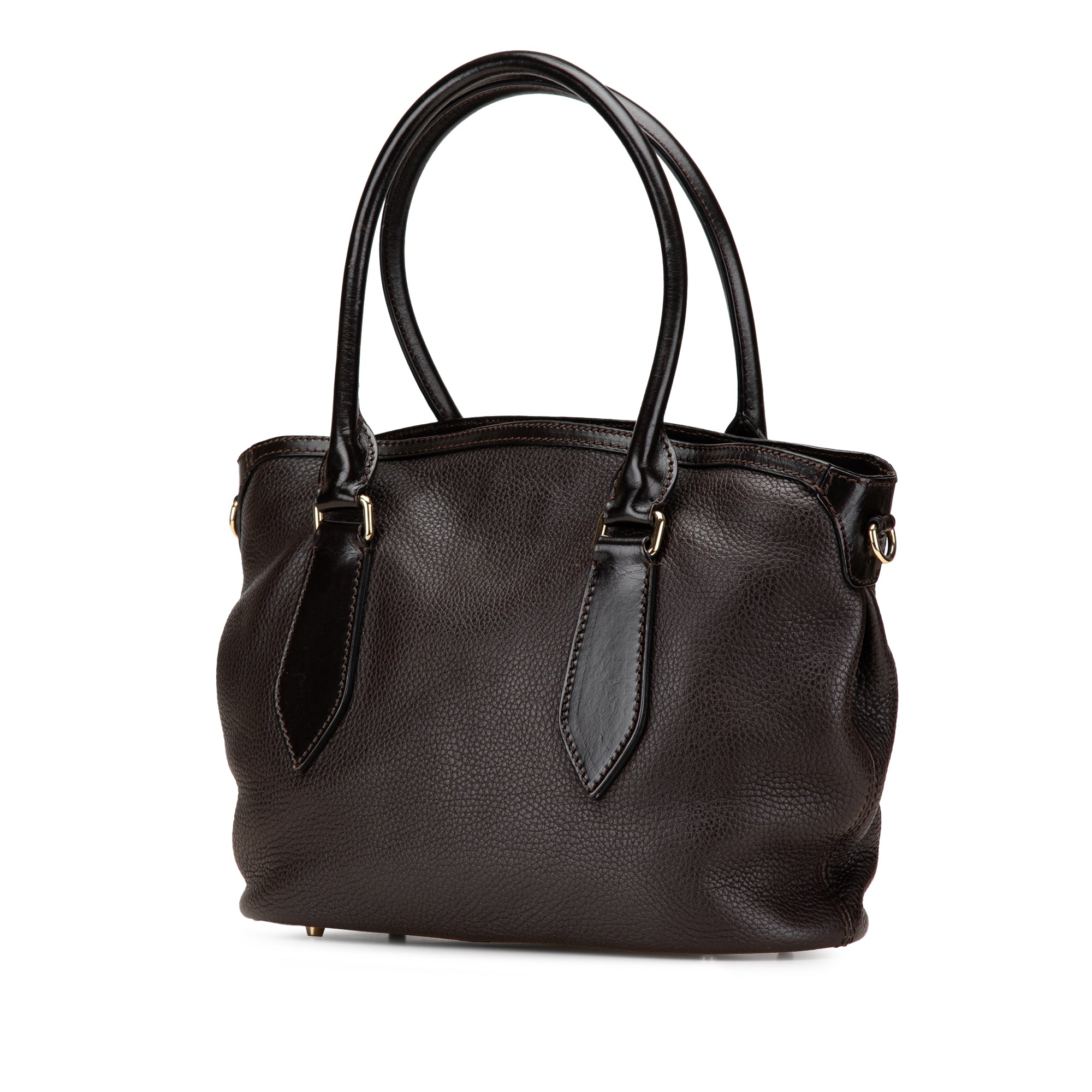 Medium Grainy Calfskin Baynard Satchel