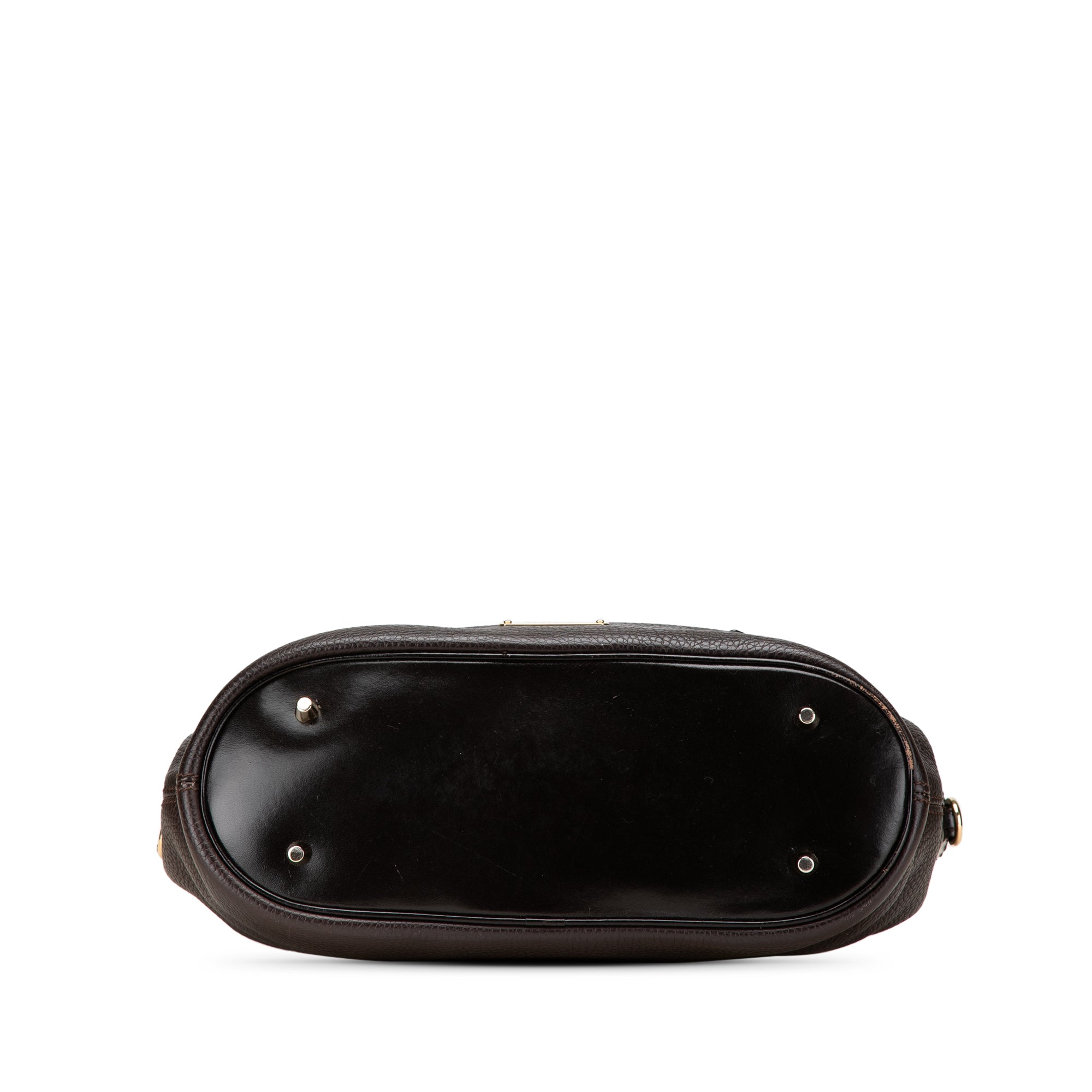 Medium Grainy Calfskin Baynard Satchel