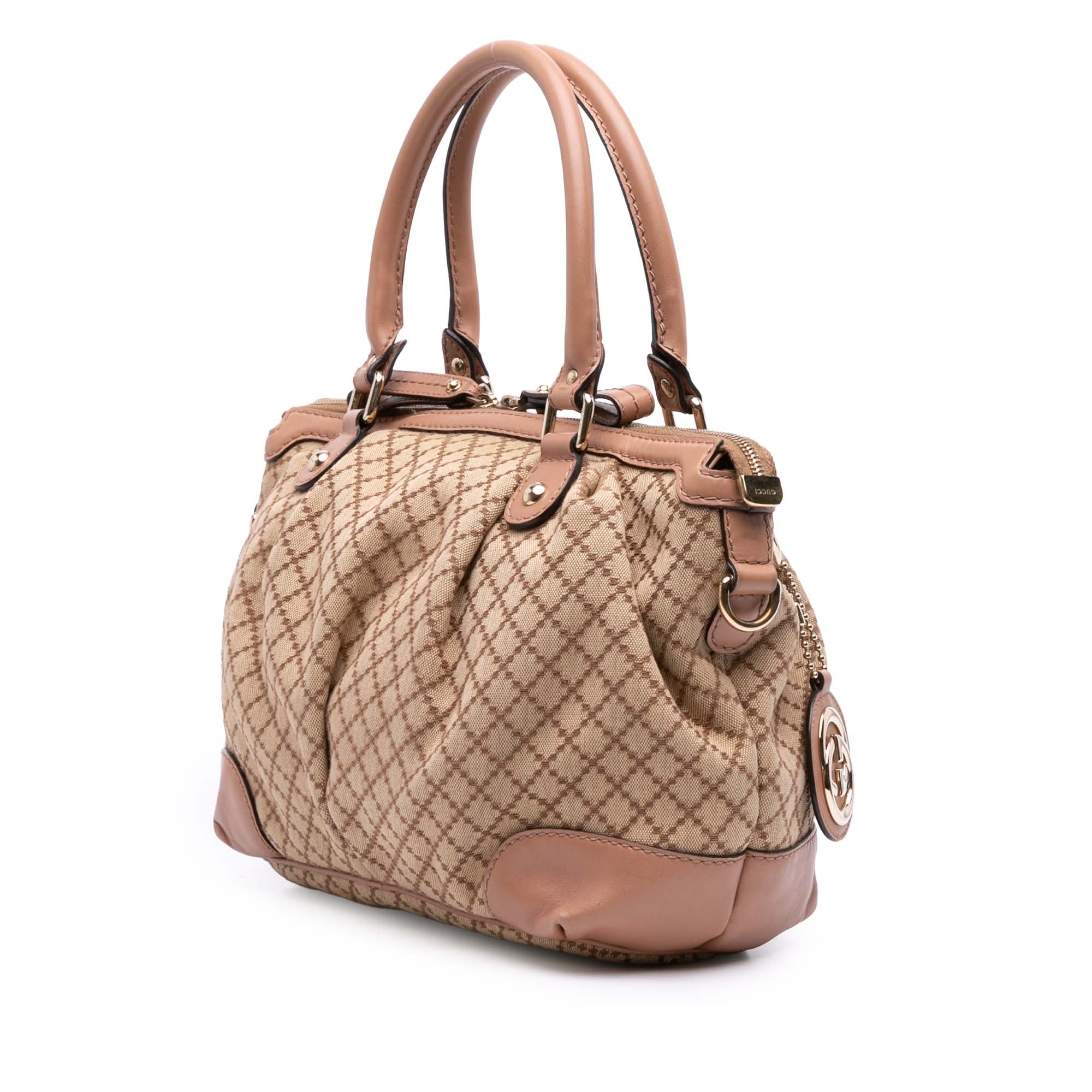 Diamante Canvas Sukey Satchel
