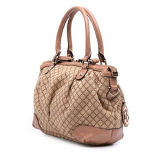 Diamante Canvas Sukey Satchel