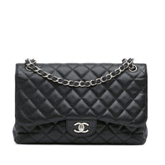 Jumbo Classic Caviar Double Flap