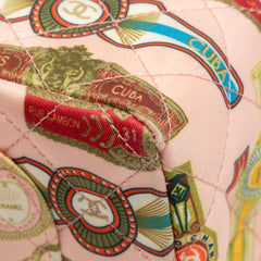 Mini Rectangular Classic Printed Satin Cuba Single Flap