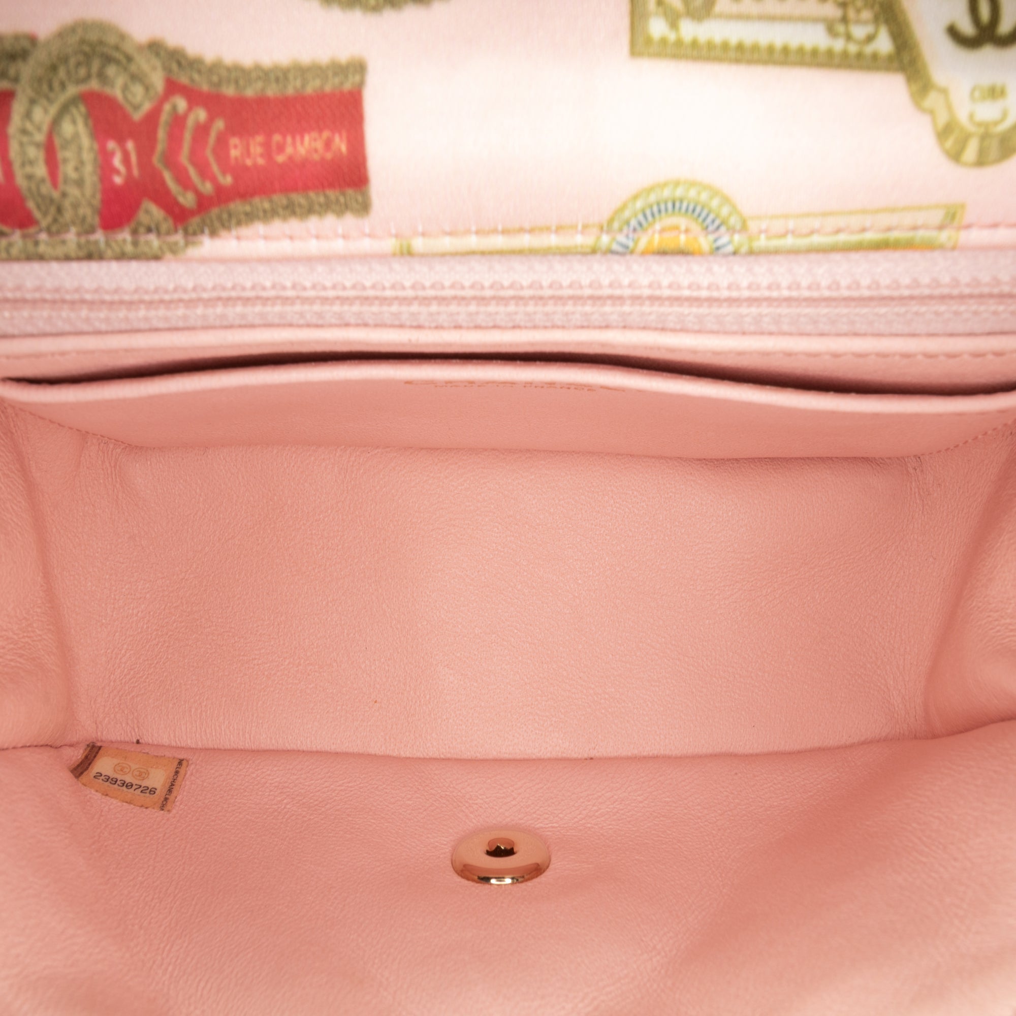 Mini Rectangular Classic Printed Satin Cuba Single Flap
