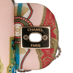 Mini Rectangular Classic Printed Satin Cuba Single Flap