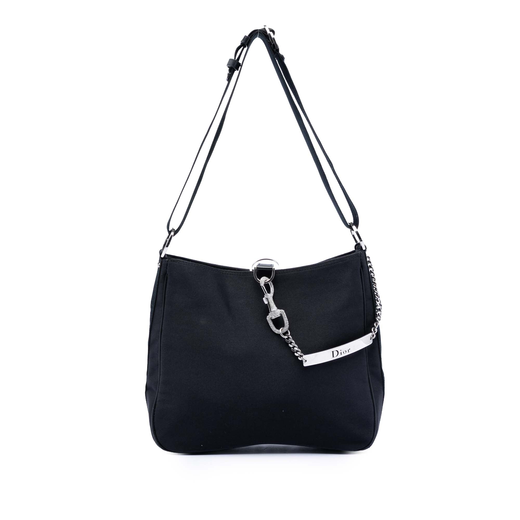 Nylon Crystal Hardcore Shoulder Bag