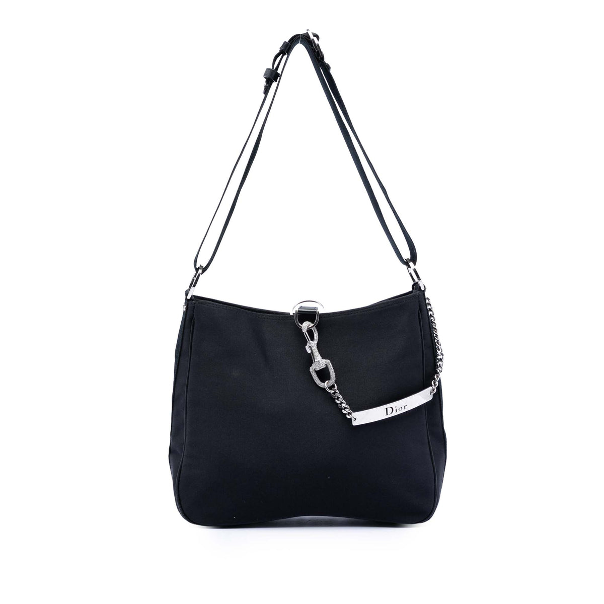 Nylon Crystal Hardcore Shoulder Bag