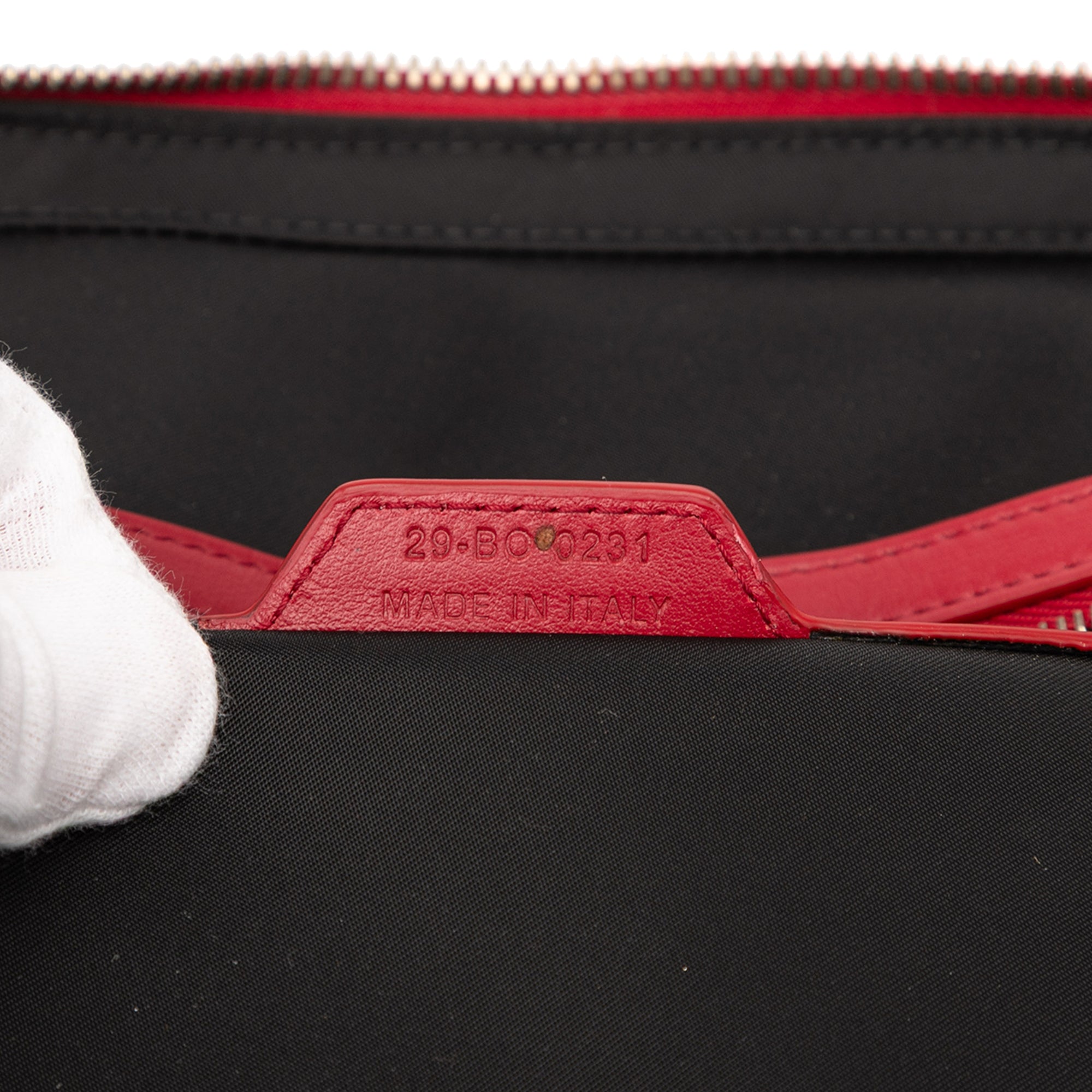 Oblique Perforated Calfskin Galaxy World Tour Shoe Case