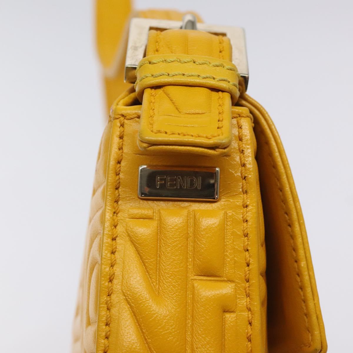 Fendi Mamma Baguette Shoulder Bag Canvas