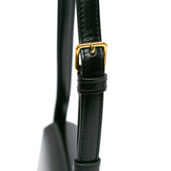 Shiny Calfskin Claude Shoulder Bag