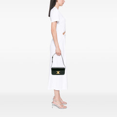 Shiny Calfskin Claude Shoulder Bag