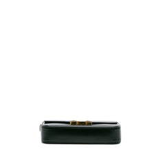 Shiny Calfskin Claude Shoulder Bag