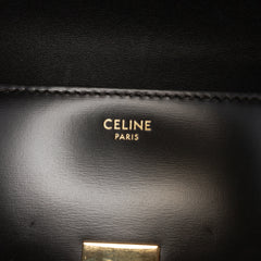 Shiny Calfskin Claude Shoulder Bag