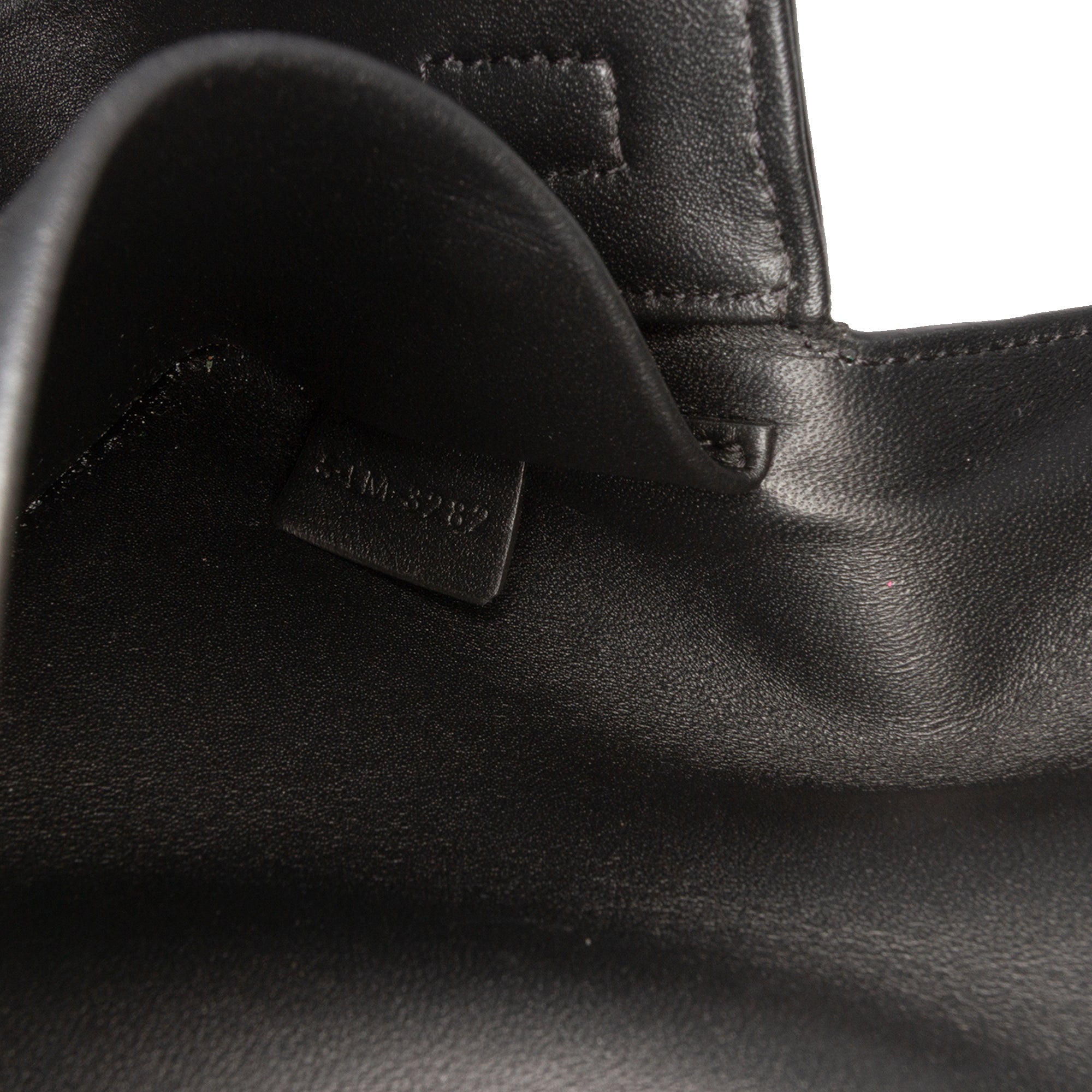 Shiny Calfskin Claude Shoulder Bag