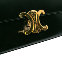 Shiny Calfskin Claude Shoulder Bag