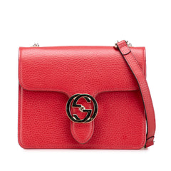 Small Dollar Calfskin Interlocking G Crossbody
