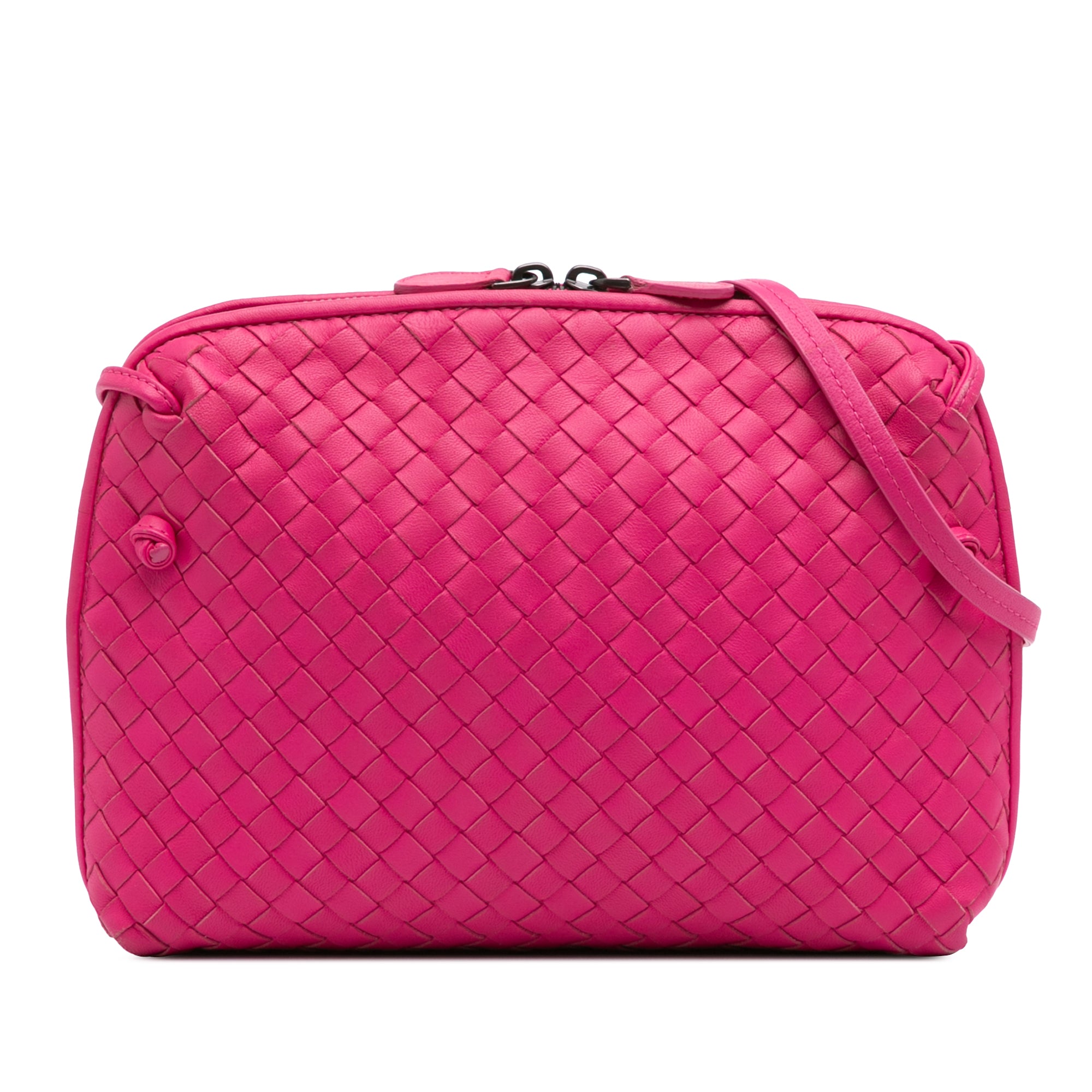 Medium Nappa Intrecciato Nodini Crossbody