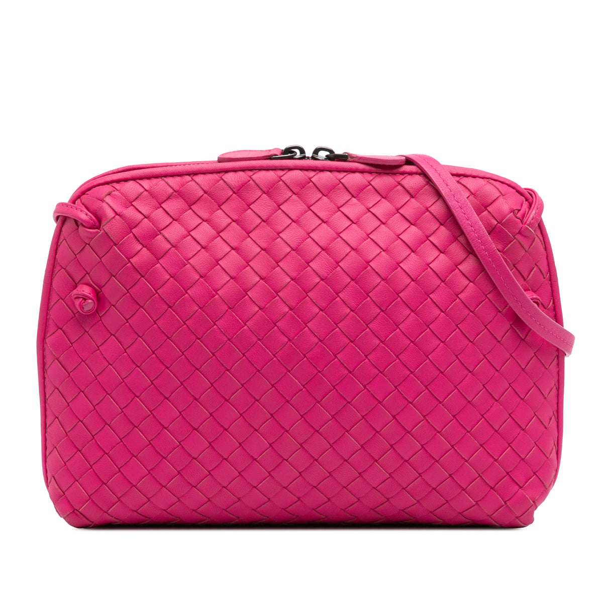 Medium Nappa Intrecciato Nodini Crossbody