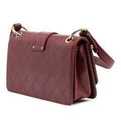 CC Stitched Calfskin Chain Flap