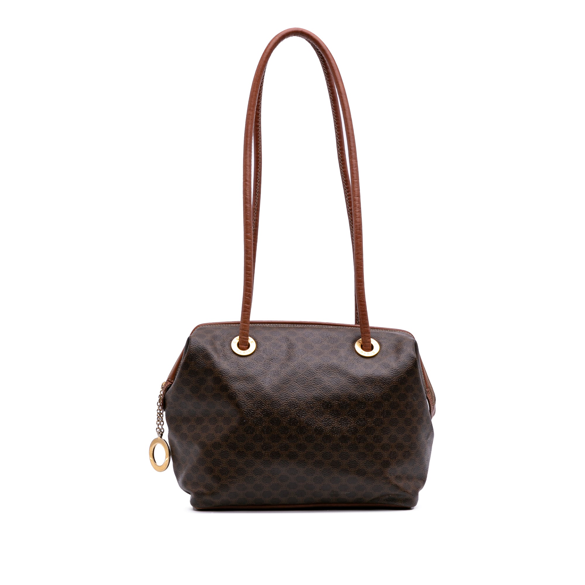 Macadam Coated Canvas Shoulder Bag