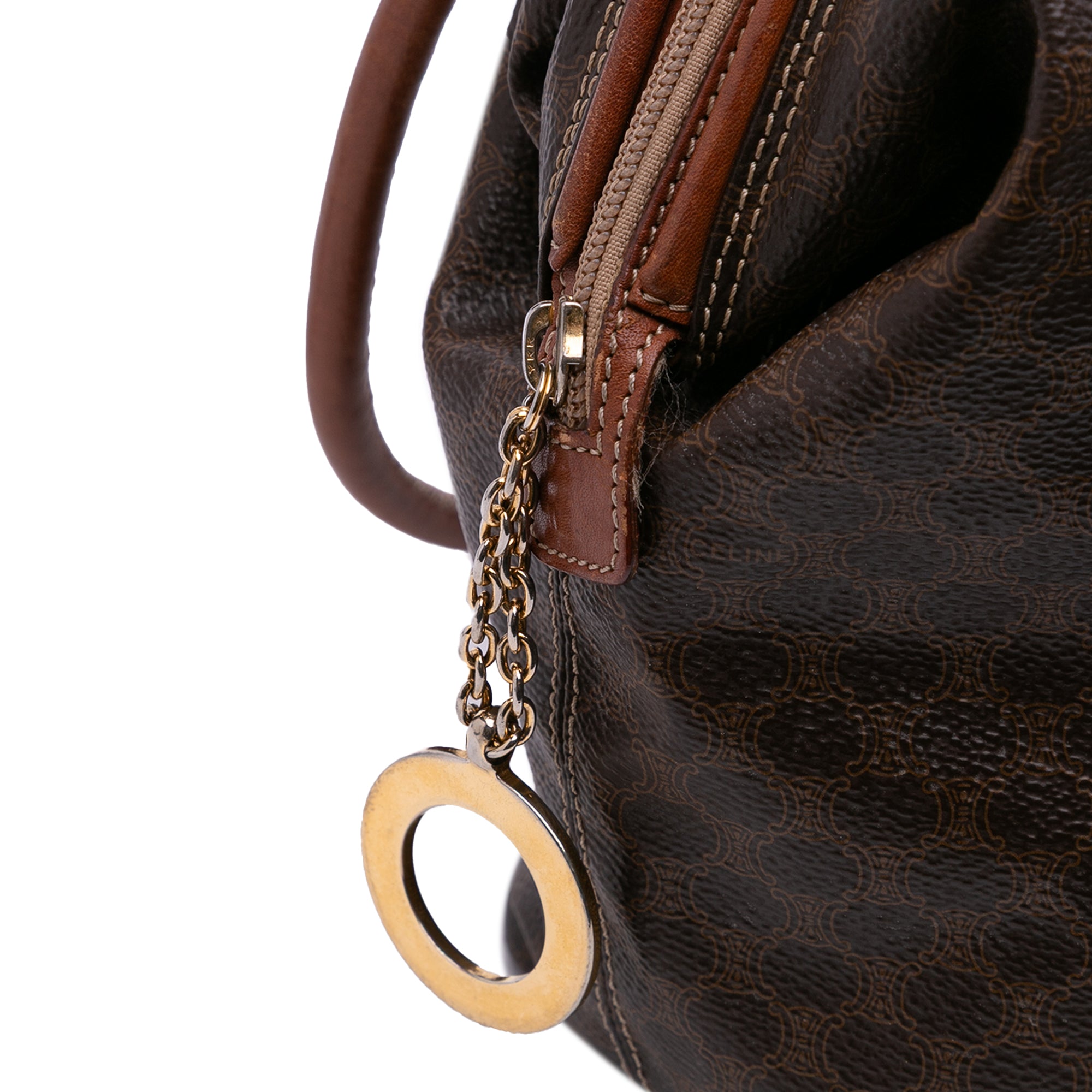 Macadam Coated Canvas Shoulder Bag