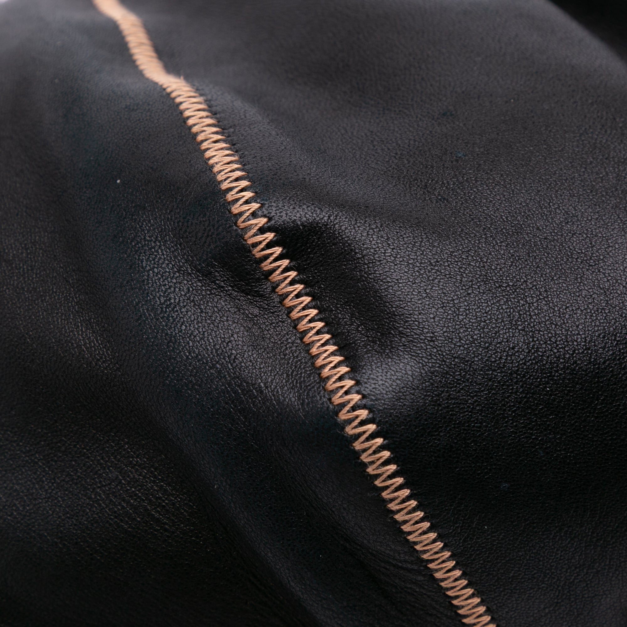 Lambskin and Satin Reversible Sac Cordon Bucket Bag