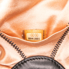 Lambskin and Satin Reversible Sac Cordon Bucket Bag