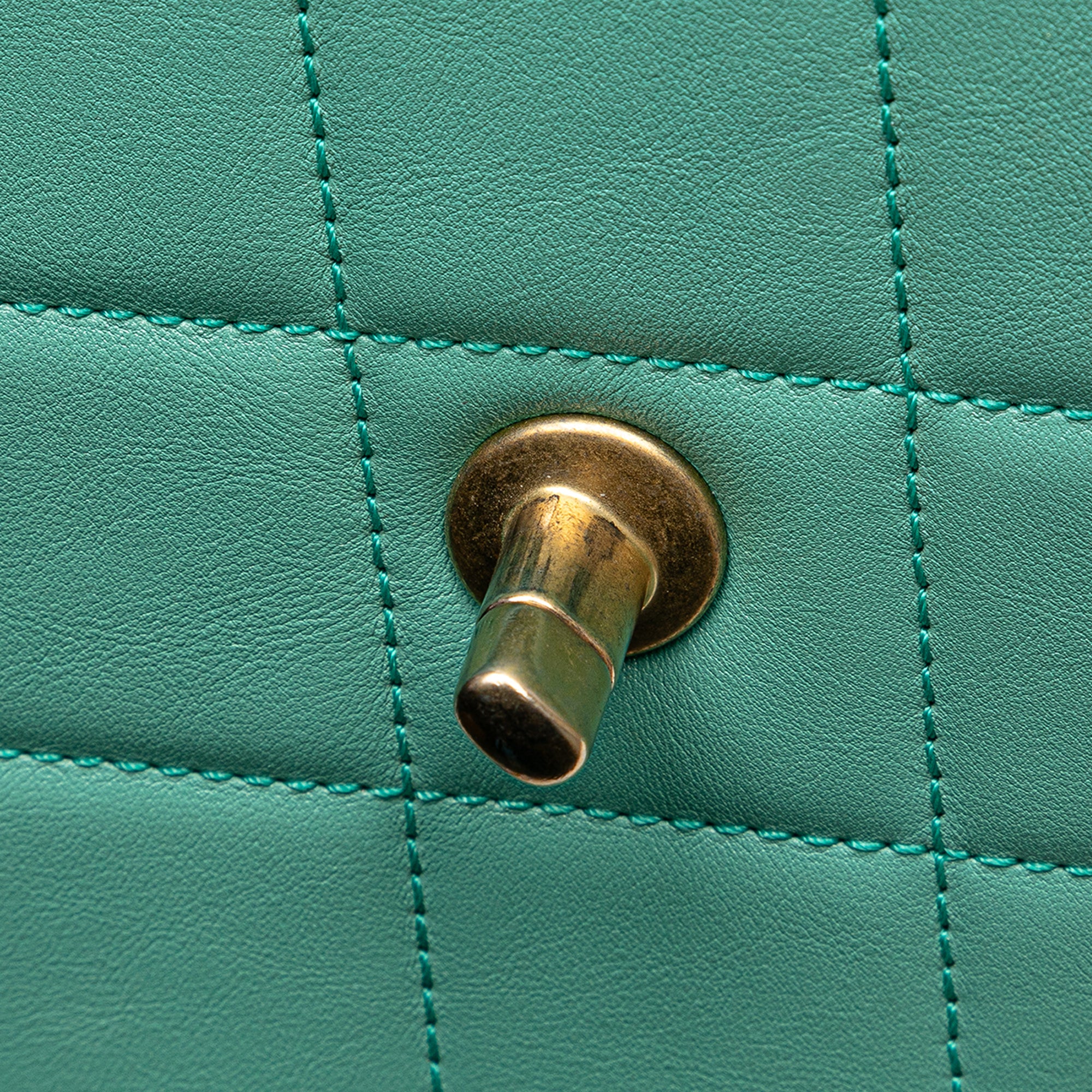 Quilted Lambskin Round Moon Messenger Flap
