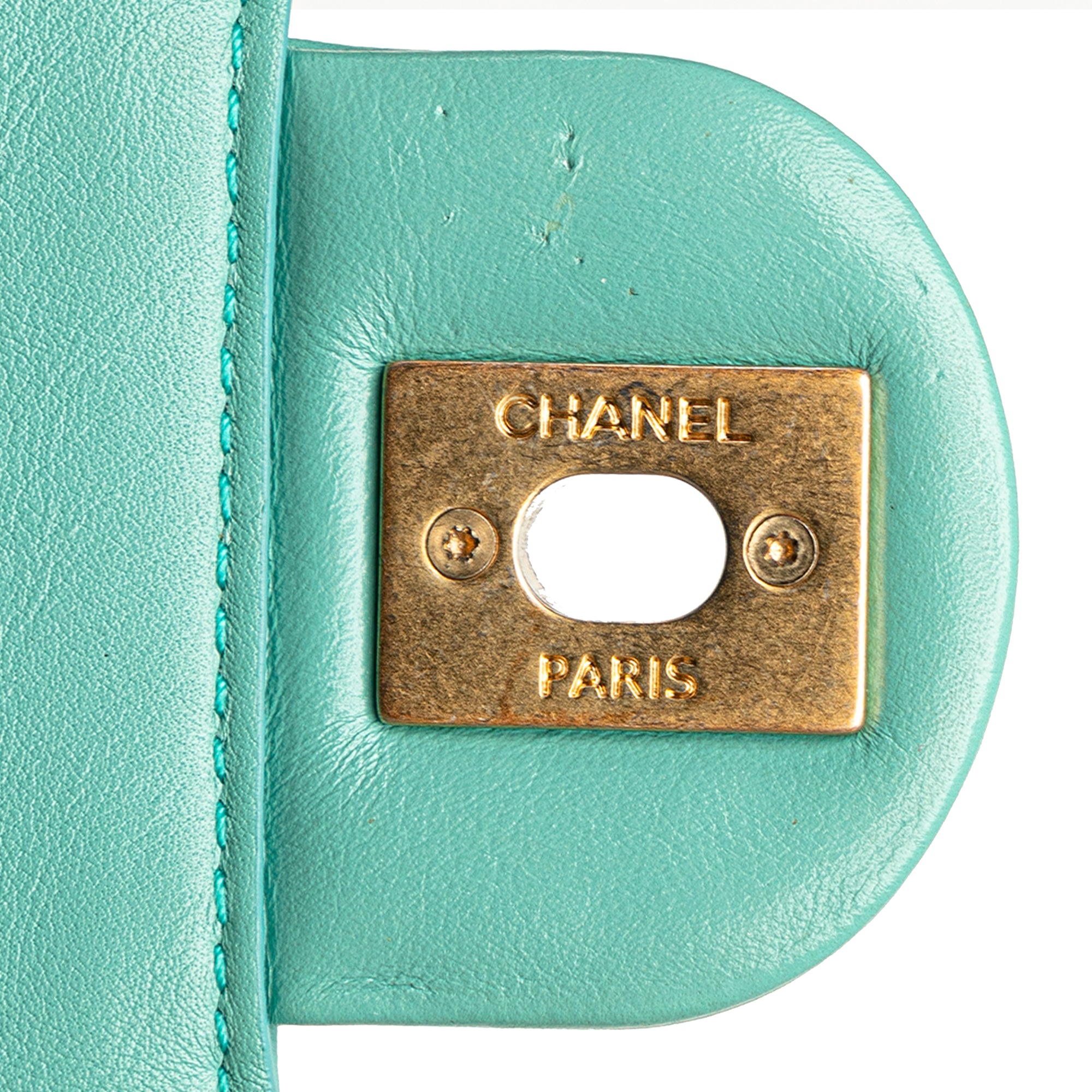 Quilted Lambskin Round Moon Messenger Flap