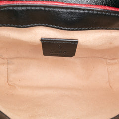 Super Mini GG Marmont Matelasse Leather Torchon Flap Crossbody