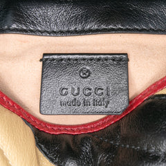 Super Mini GG Marmont Matelasse Leather Torchon Flap Crossbody