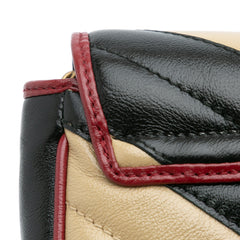 Super Mini GG Marmont Matelasse Leather Torchon Flap Crossbody