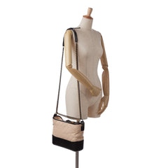 Medium Bicolor Lambskin Gabrielle Crossbody