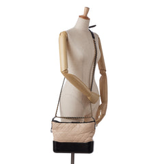 Medium Bicolor Lambskin Gabrielle Crossbody