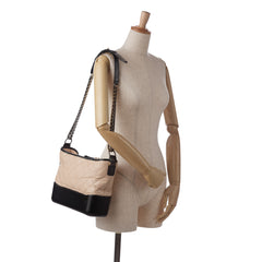 Medium Bicolor Lambskin Gabrielle Crossbody